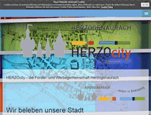 Tablet Screenshot of herzocity.de